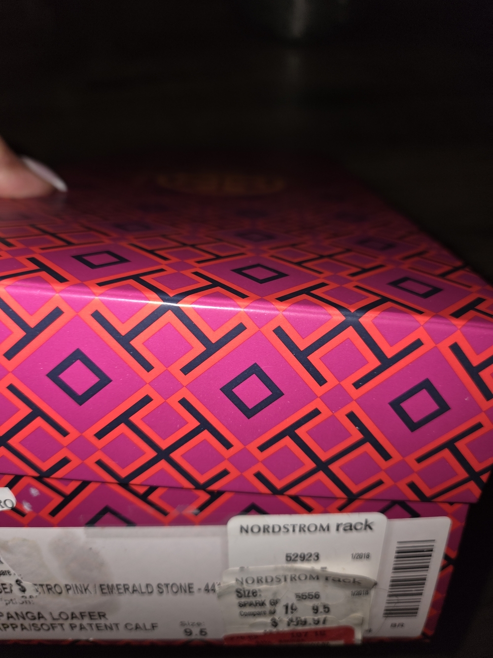 Tory Burch Gigi Mettalic Block Heel sz 9.5 - Picture 8 of 8